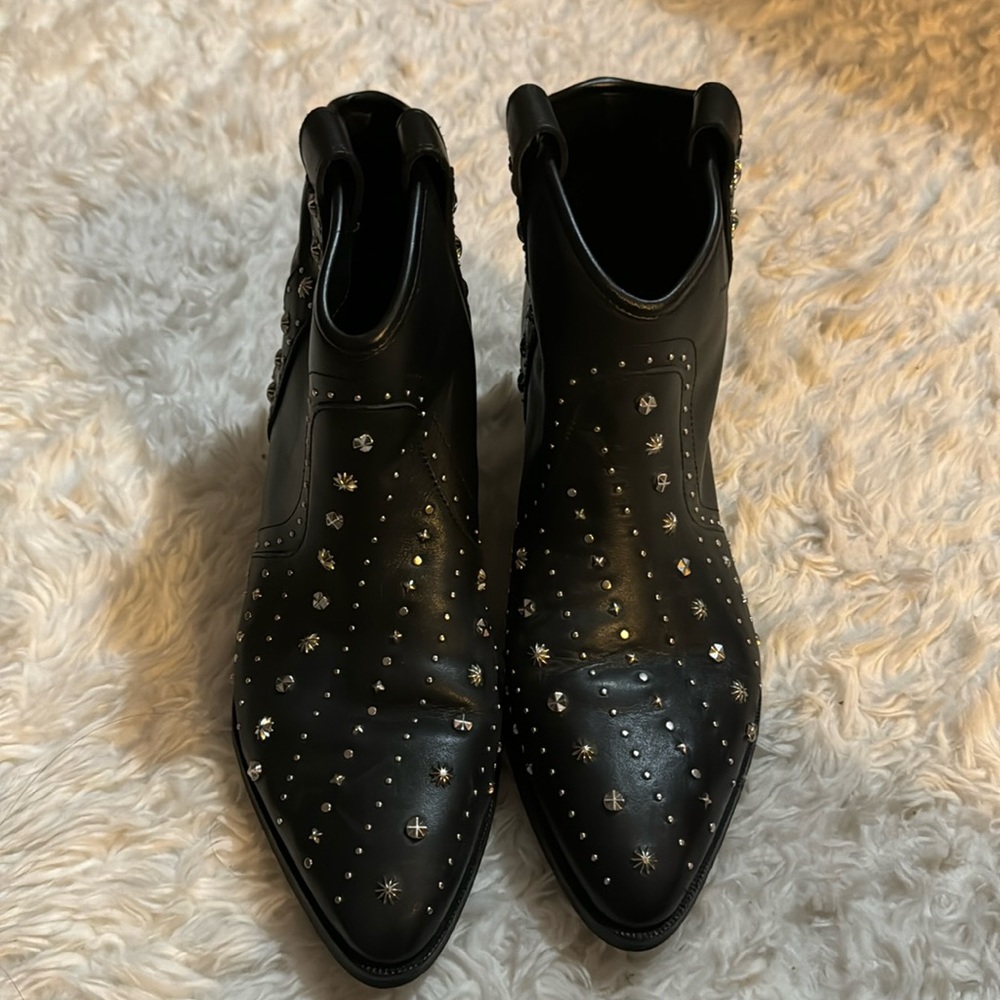 Sam Edelman studded ankle boots size-8 excellent condition